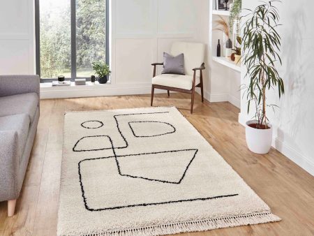 Boho A474 White Rug Cheap