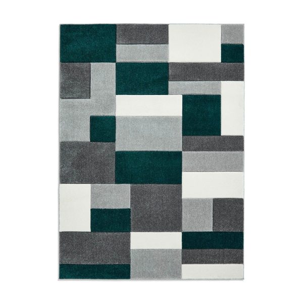 Matrix MT61 Grey Green Rug For Sale