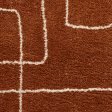 Boho A474 Rust Rug Hot on Sale