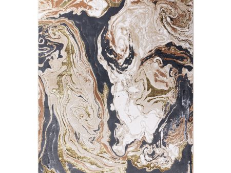 Aurora Gold AU08 Marble Rug For Cheap