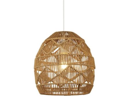 Diamond Pattern Rattan Easifit Light Shade Online