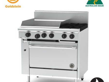 Goldstein  PFC24G440E 4 burners & Griddle - Electric Convection Oven Cheap