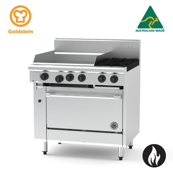 Goldstein  PFC24G440E 4 burners & Griddle - Electric Convection Oven Cheap