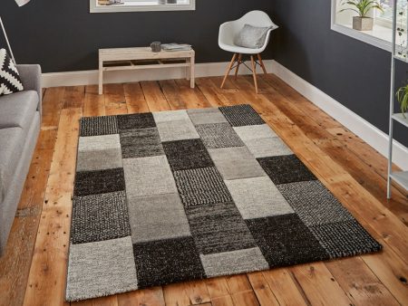 Brooklyn Grey Black Rug For Discount