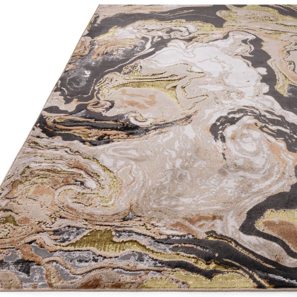 Aurora Gold AU08 Marble Rug For Cheap