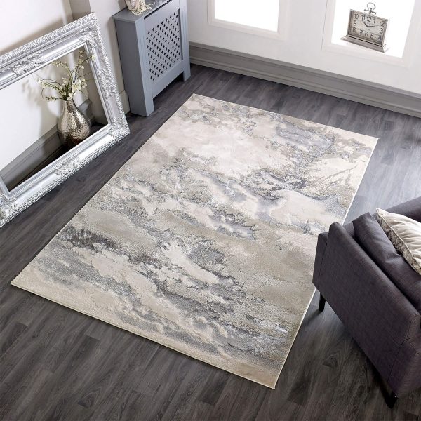 Aurora Grey AU02 Cloud Rug Cheap