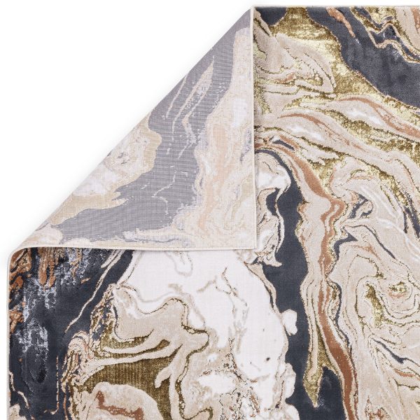 Aurora Gold AU08 Marble Rug For Cheap