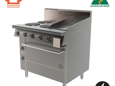 Goldstein  PE4S12G28 4 Hot Plates & Griddle - Electric Oven Online