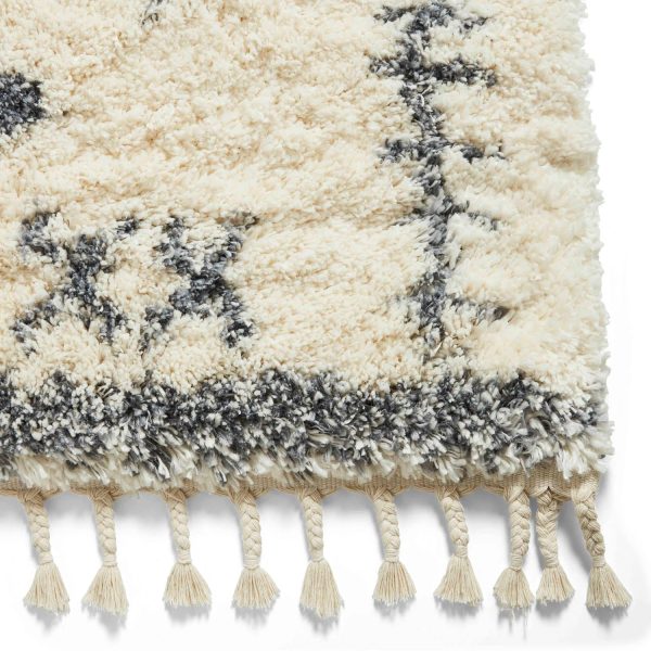 Aspen 1537 Ivory Shaggy Rug For Cheap