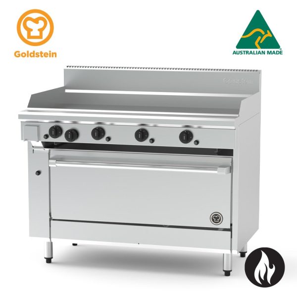 Goldstein PF48G40 Jumbo Gas Range & Griddle - Static Gas Oven Online