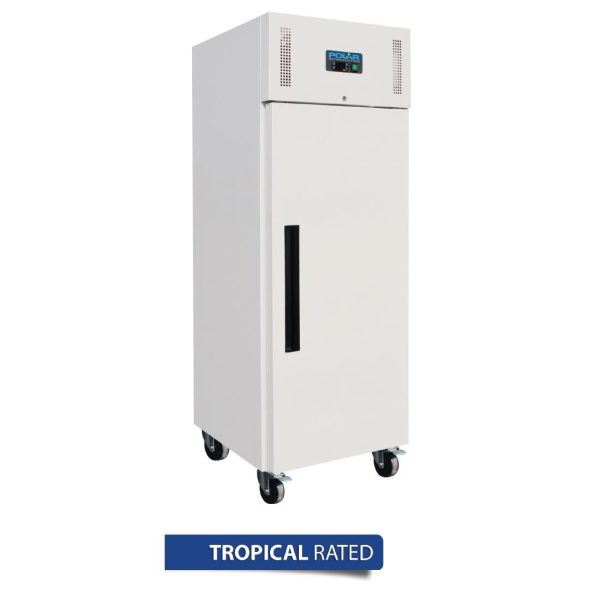 Polar G-Series Upright Cabinet Freezer White 600Ltr Supply