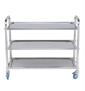 STAINLESS STEEL 3 TIER TROLLEY Hot on Sale