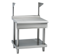 Waldorf 800 Series BTL8900S-LS 900mm Bench Top With Salamander Support Low Back Version Leg Stand Online now