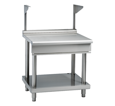 Waldorf 800 Series BTL8900S-LS 900mm Bench Top With Salamander Support Low Back Version Leg Stand Online now