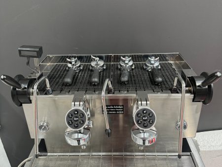 XLVI 2 GROUP STEAMHAMMER CHROME COFFEE MACHINE Online Sale