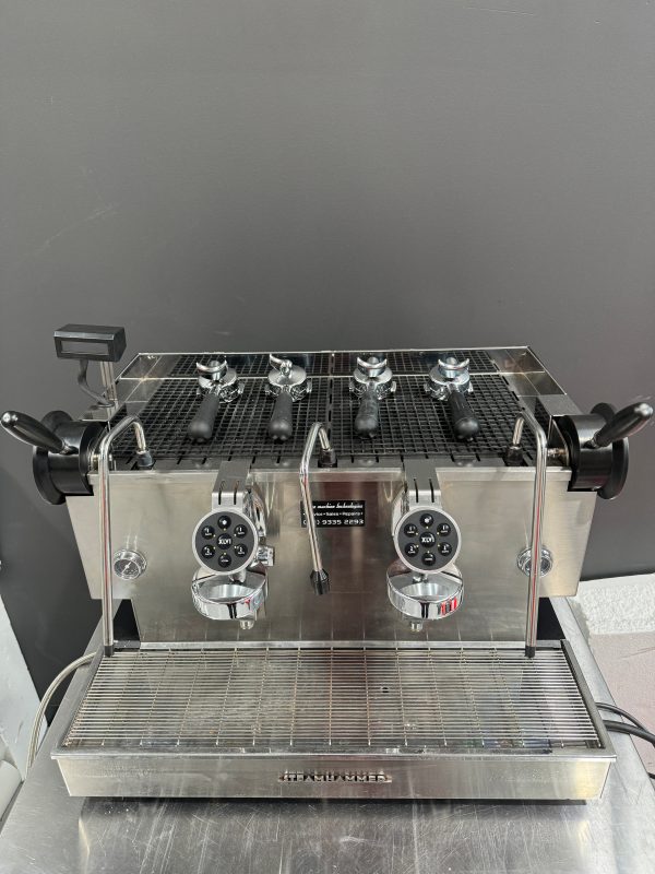 XLVI 2 GROUP STEAMHAMMER CHROME COFFEE MACHINE Online Sale