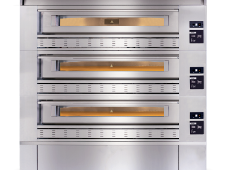 DoubleMoretti Forni COMP P150G A 3 Triple Deck Oven on Prover Supply