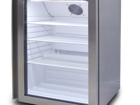 Bromic Under Bench Display Fridge - 138L Single Door Glass - Hinged Door UBC0140GD-NR Discount