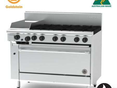 Goldstein  PF12G640EFF 6 burners & Griddle - Fan Forced Electric Oven For Cheap