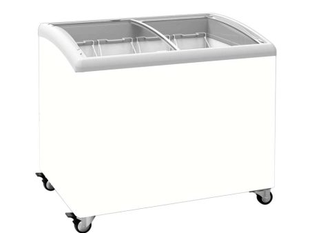 Exquisite SD300 - Curved Glass Display Chest Freezers with LED Light Supply