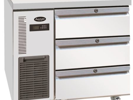 Austune 3 Drawer Undercounter Chiller 900 For Discount