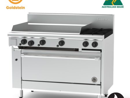 Goldstein PF36G240 - Griddle & 2 Burner Gas Oven Range Online Hot Sale