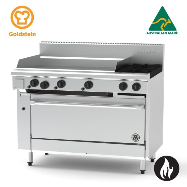 Goldstein PF36G240 - Griddle & 2 Burner Gas Oven Range Online Hot Sale