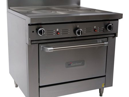 Garland 900mm WIDE RESTAURANT SERIES TARGET TOPRANGE WITH CONVECTION OVEN (NG & LP) GFE36-TTC Hot on Sale