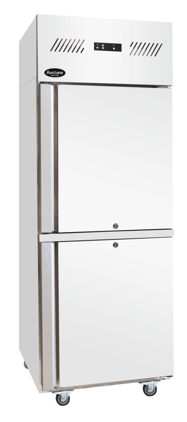 Austune 2 Half Door Upright Dual Temp Discount