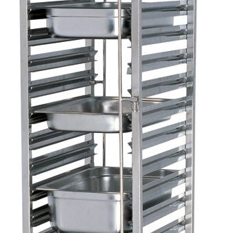 STAINLESS STEEL 15 TIER GN TROLLEY Online now