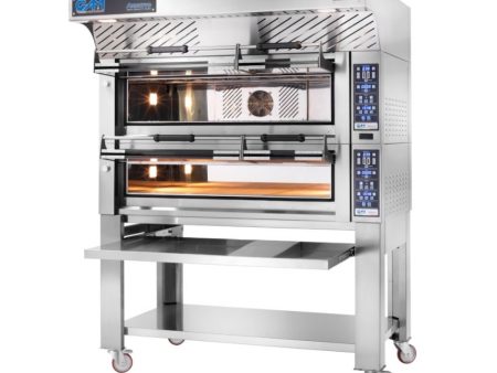 GAM AZZURRO Bakery 3 Tray (60 X 40cm) Stone Deck Oven Dual Static   Fan Forced Online Sale