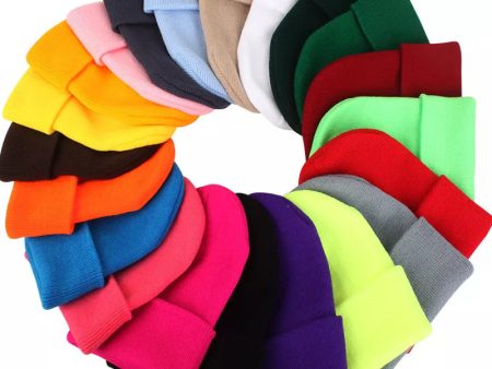 Winter Hats for Woman New Beanies Knitted Fluorescent Cute Hat Girls Autumn Female Beanie Caps Warmer Bonnet Ladies Casual Cap Sale