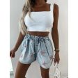 Wepbel Y2K Fashion Streetwear Short Jeans Women Summer Leisure Rhinestone Elastic Waist Denim Shorts Straight Short Jeans Online Hot Sale